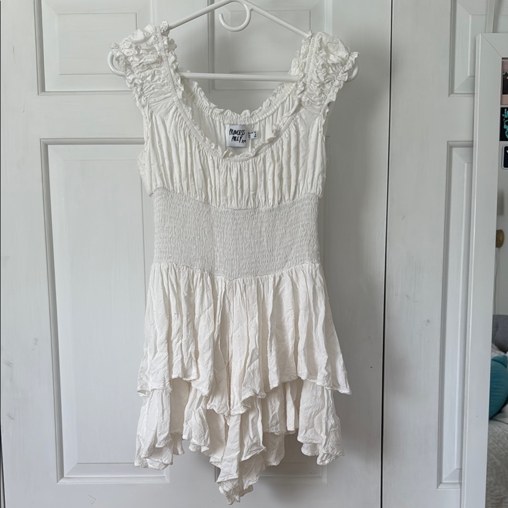 Princess Polly Ivory Layered Dress